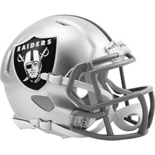 NFL Football Mini Casque Las Vegas Raiders Vitesse Origine Riddell Footballhelm