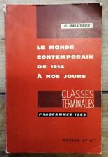 Le monde contemporain de 1914