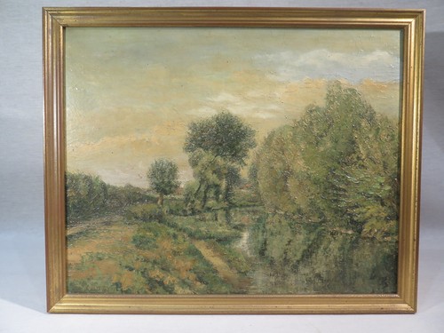 Delesque ancien tableau - delesque,