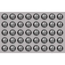 Produit breton drapeau - 40 pièces de 2cm - Sticker/autocollant