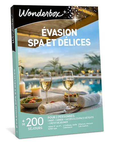 Coffret wonderbox évasion spa - coffret,