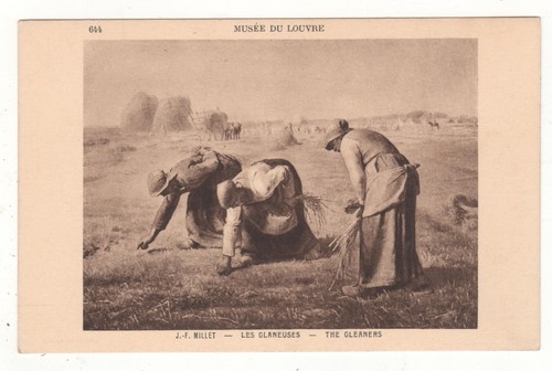 Cpa tableau millet - tableau,