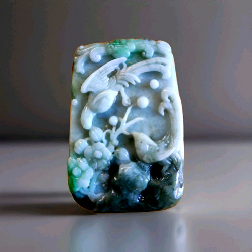 Pendentif amulette jade - pendentif,