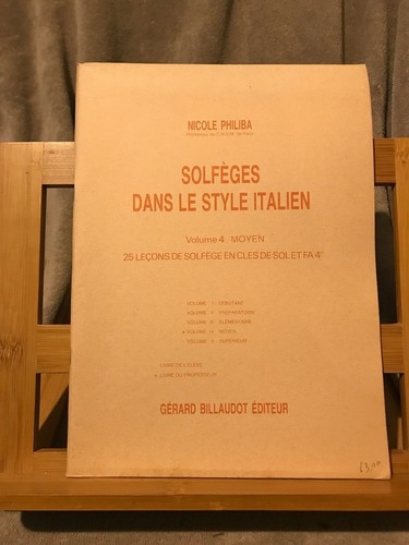 Nicole philiba solfèges dans - solfèges,