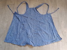 Ancien tablier / bleu de