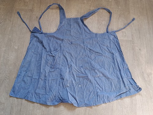 Ancien tablier bleu de - ancien,
