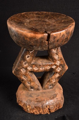 Tabouret bamoun ancien - tabouret, du