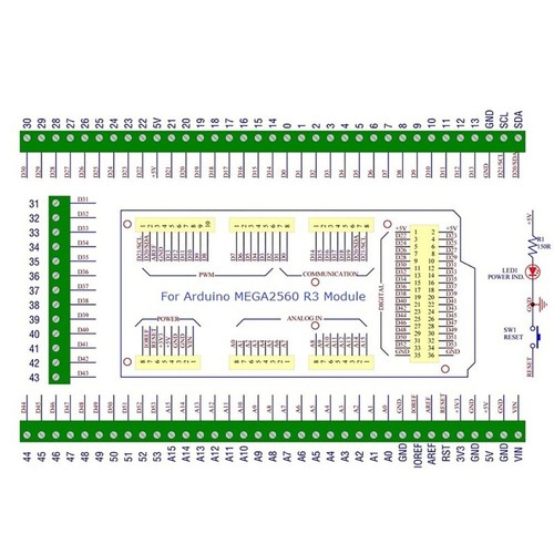 Adaptateur borne montage rail