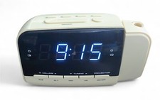 BRANDT BCR152P Projection Alarm Clock Radio AM FM Radio Réveil Fonctionnel