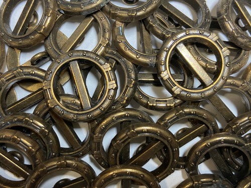 Italian metal button cartier - metal,
