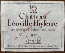 Étiquette Château Léoville
