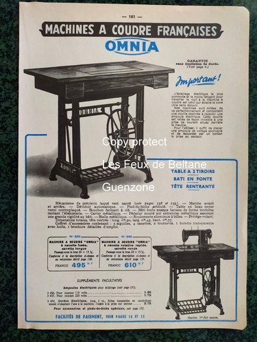 Machine coudre omnia table - machine,