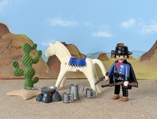 +++ PLAYMOBIL Chasseur de primes avec cheval, cowboy 3798 - 1994 Western +++