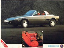 Catalogue Brochure Bertone Fiat X 1/9 Bicolore 05/1984 français english ital deu