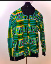 Bombers mixte en tissu pagne