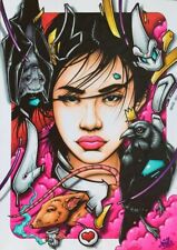 OPOIL «Onna-Bugeisha» graffiti signé + COA/cope2/seen/RD357/quik/sonic bad/t-kid