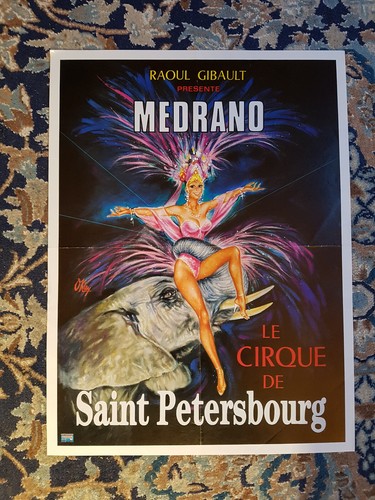 Affiche cirque medrano 40x30cm - affiche,