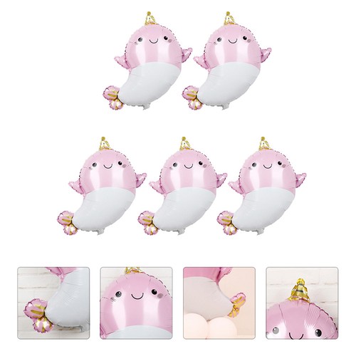 5pcs scène ballon narwhal - scène, de