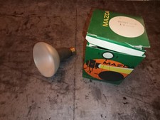 Ancienne Lampe projecteur Mazda 220v/230 volt 375 W E27 col noir - fonctionnelle