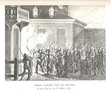 Paris garde par - garde, peuple