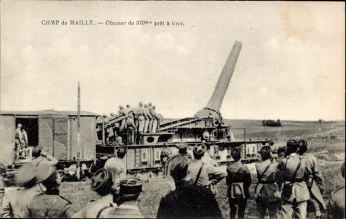 Cpa mailly camp aube - le,