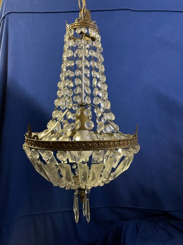 Lustre bronze pampilles - lustre, en