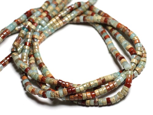 Fil 39cm 200pc env perles - -,