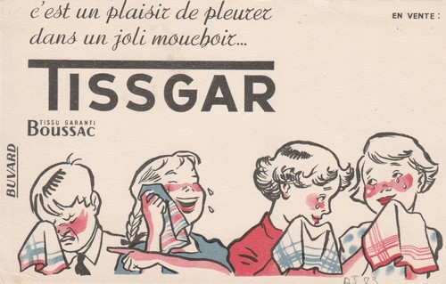 Buvard ancien publicitaire - buvard,