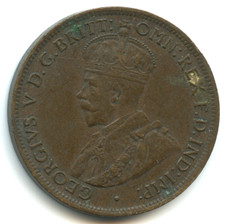 Australie one penny Georges V 1911 n°1386
