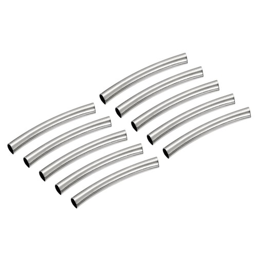 Laiton courbé tube perles - courbé,