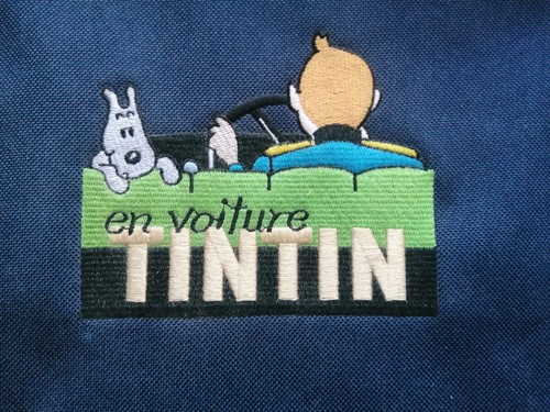 Tintin sac sacoche avec - tintin,