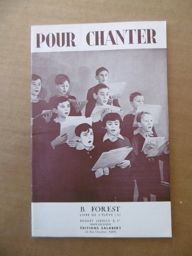 Forest pour chanter - -,