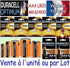 Piles DURACELL AAA LR03 LR3 MN2400 - Gamme Alcaline ULTRA POWER ( OPTIMUM 1,5V )