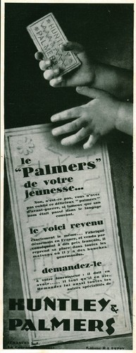 Publicité ancienne huntley - ancienne,