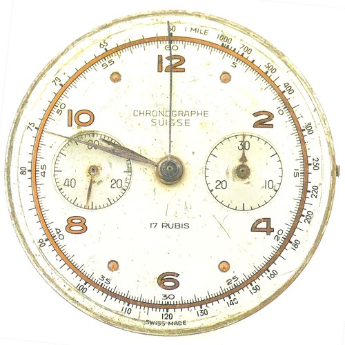 Vintage chronographe suisse - suisse, 17
