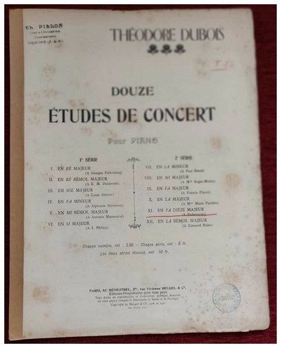 Etude concert fa - etude, de