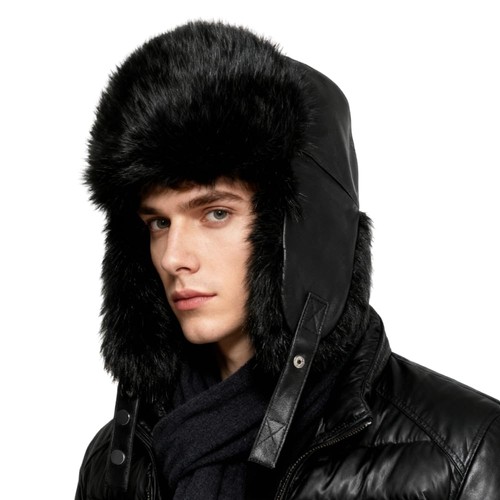 Homme chapka russe fausse - homme, en
