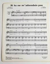 Partition vintage sheet music