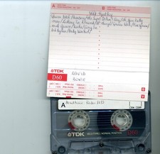 David Bowie k7 VINTAGE  tape