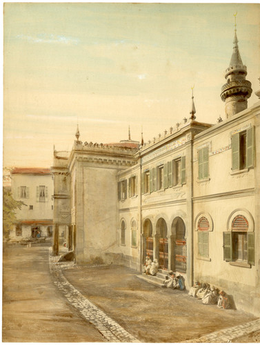 Algérie scène villageoise - algérie,,