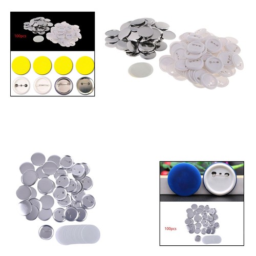 100 pièces badges vierge - 100,