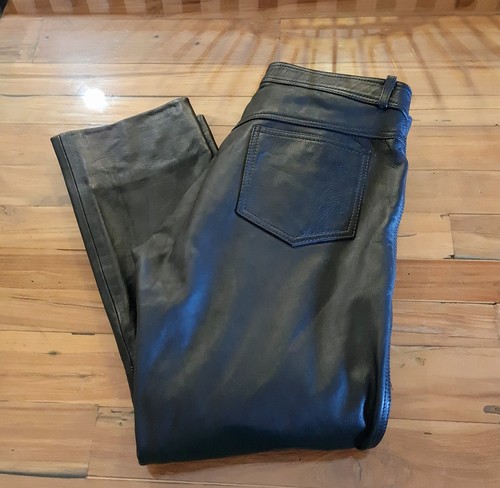 Pantalon cuir homme - cuir,