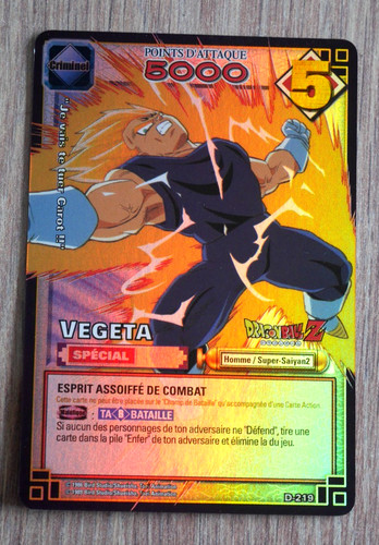 Carte dragon ball part - carte, z