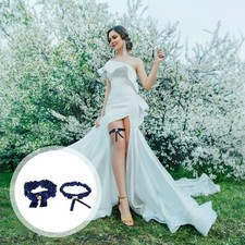  2 Pcs Jarretière Mariage Guepiere Jarretelle Accessoires De Mariée