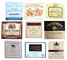 LOT  ETIQUETTES  DE PINEAU DES CHARENTES    ETAT LUXE
