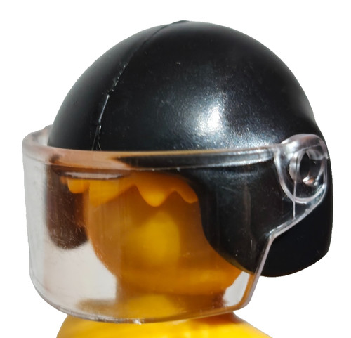 Playmobil casque noir - casque,