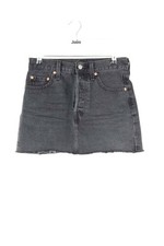 Mini jupe en coton noire