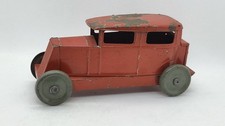 VOITURE JOUET EN TOLE ROUGE