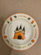 assiette les Triplés automne  Guy Degrenne