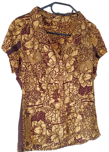Chemisier tissu africain - chemisier,